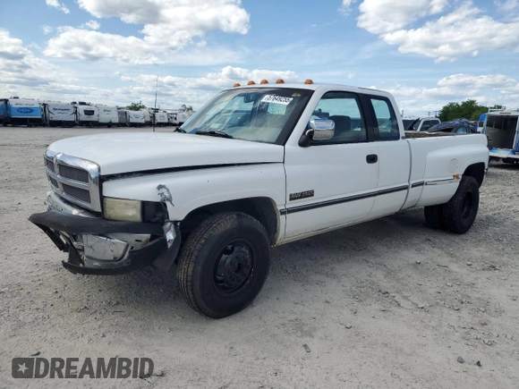 1995 Dodge 3500 with VIN 3B7MC33C4SM107732, listed as a Copart auction lot 57649255 with 268,793 mi miles and Non repairable. Bid and sale history available at DreamBid. Image 1.