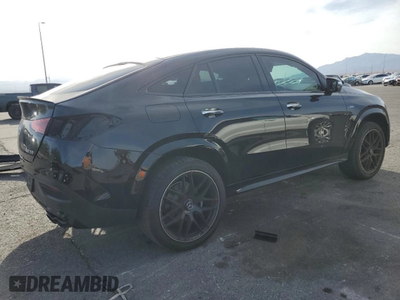 2023 Mercedes-Benz GLE 53 AMG with VIN 4JGFD6BB6PA957085, listed as a Copart auction lot 54298095 with 3,783 mi miles and Salvage title. Bid and sale history available at DreamBid. Image 3.