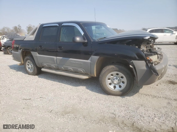 2002 Chevrolet Avalanche with VIN 3GNEK13T02G254776, listed as a Copart auction lot 50933565 with 0 mi miles and Salvage Title. Bid and sale history available at carsss.com. Image 4.