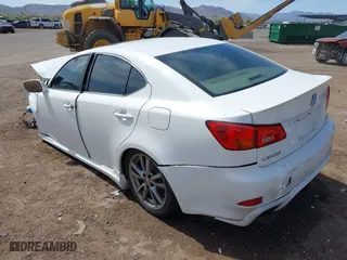 2006 Lexus IS 350 Auto with VIN JTHBE262865005570, listed as a IAAI auction lot 41966216 with 1 mi miles. Bid and sale history available at carsss.com. Image 3.