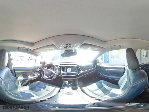 2017 Toyota Highlander Limited with VIN 5TDDZRFH3HS371946, listed as a Copart auction lot 51742485 with 105,389 mi miles and Salvage Title. Bid and sale history available at carsss.com. Image 16.