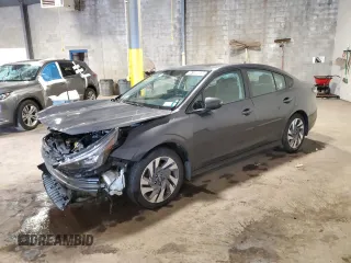2024 Subaru Legacy Limited with VIN 4S3BWAN62R3006615, listed as a Copart auction lot 64189855 with 15,589 mi miles and Salvage title. Bid and sale history available at DreamBid. Image 1.