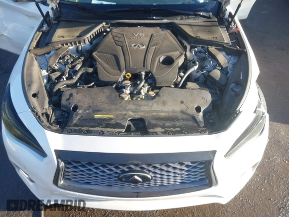 2021 Infiniti Q50 Luxe with VIN JN1EV7BR9MM750333, listed as a IAAI auction lot 41501199 with 79,451 mi miles and . Bid and sale history available at carsss.com. Image 10.