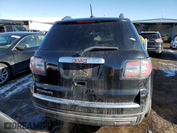 2016 GMC Acadia SLE with VIN 1GKKRNED3GJ347919, listed as a Copart auction lot 43034815 with 103,821 mi miles and Salvage Title. Bid and sale history available at DreamBid. Image 6.