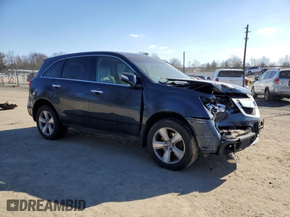 2013 Acura MDX with VIN 2HNYD2H27DH516540, listed as a Copart auction lot 46421315 with 157,498 mi miles and Salvage Title. Bid and sale history available at carsss.com. Image 4.