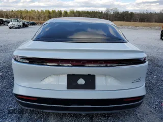 2024 Lucid Air Touring with VIN 50EA1TEA4RA001840, listed as a Copart auction lot 42446645 with 9,899 mi miles and Salvage Title. Bid and sale history available at carsss.com. Image 6.