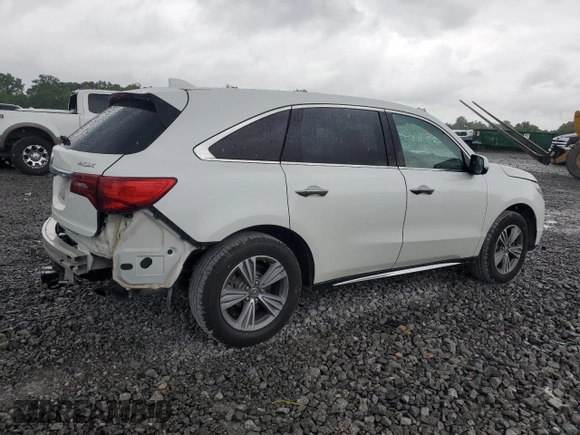 2020 Acura MDX with VIN 5J8YD3H37LL012755, listed as a Copart auction lot 56827235 with 42,162 mi miles and Salvage title. Bid and sale history available at DreamBid. Image 3.
