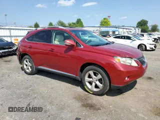 2010 Lexus RX 350 with VIN 2T2BK1BA6AC077960, listed as a Copart auction lot 60544575 with 235,554 mi miles and Salvage title. Bid and sale history available at DreamBid. Image 4.