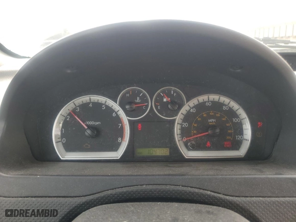 2010 Chevrolet Aveo LT w/1LT with VIN KL1TD6DE9AB119768, listed as a Copart auction lot 49602485 with 104,702 mi miles and Salvage Title. Bid and sale history available at carsss.com. Image 9.