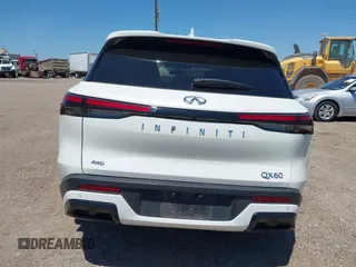 2024 Infiniti QX60 Luxe with VIN 5N1DL1FS0RC338206, listed as a IAAI auction lot 42236710 with 17,837 mi miles and . Bid and sale history available at DreamBid. Image 15.
