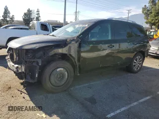 2015 Nissan Pathfinder SV z VIN 5N1AR2MN5FC723812, wystawiony jako Copart lot #50119845 z przebiegiem 100 486 mil mil oraz Szkoda całkowita • Salvage title. Historia ofert i sprzedaży dostępna na DreamBid. Obrazek 1.