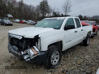 2019 Chevrolet Silverado 1500 Work Truck with VIN 2GCVKNEC5K1101056, listed as a Copart auction lot 48936565 with 206,840 mi miles and Salvage Title. Bid and sale history available at DreamBid. Image 1.