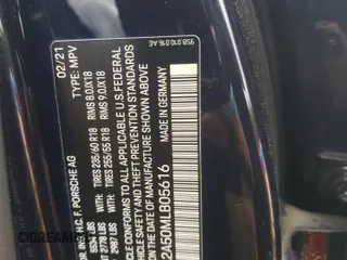 2021 Porsche Macan z VIN WP1AA2A50MLB05616, wystawiony jako Copart lot #57036605 z przebiegiem 37 138 mil mil oraz Szkoda całkowita • Salvage title. Historia ofert i sprzedaży dostępna na DreamBid. Obrazek 13.