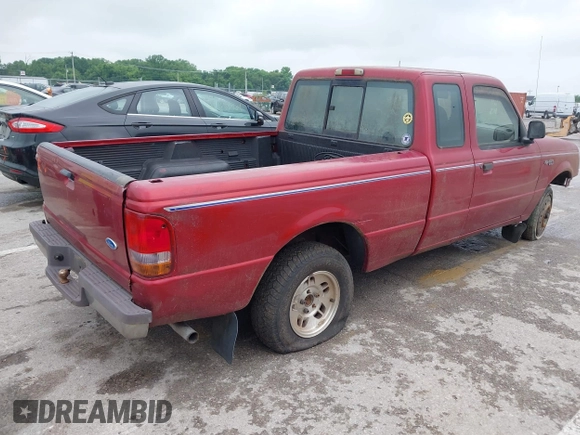 1997 Ford Ranger XL with VIN 1FTCR14A8VPA55371, listed as a IAAI auction lot 42451398 with 286,484 mi miles and . Bid and sale history available at DreamBid. Image 4.