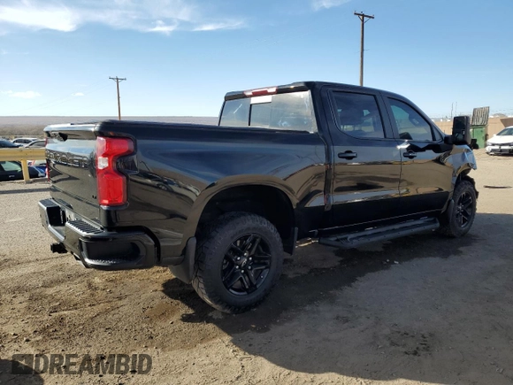 2021 Chevrolet Silverado 1500 LT Trail Boss with VIN 1GCPYFEL7MZ172461, listed as a Copart auction lot 46860225 with 41,742 mi miles and Salvage Title. Bid and sale history available at DreamBid. Image 3.