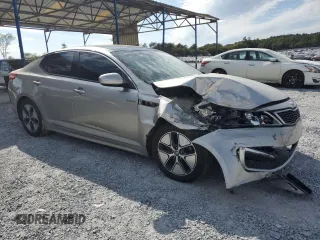 2013 Kia Optima Hybrid EX with VIN KNAGM4AD7D5047835, listed as a Copart auction lot 76067244 with 201,878 mi miles and Salvage Title. Bid and sale history available at carsss.com. Image 4.