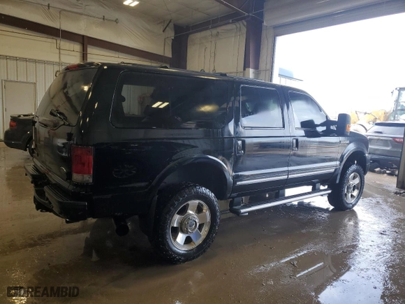 2005 Ford Excursion Limited with VIN 1FMSU43P35ED42237, listed as a Copart auction lot 43787285 with 325,672 mi miles and Non Repairable. Bid and sale history available at carsss.com. Image 3.