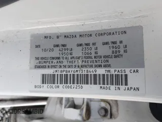 2021 Mazda 3 2.5 Turbo with VIN JM1BPBAY6M1318449, listed as a IAAI auction lot 41408726 with 75,163 mi miles and . Bid and sale history available at DreamBid. Image 9.
