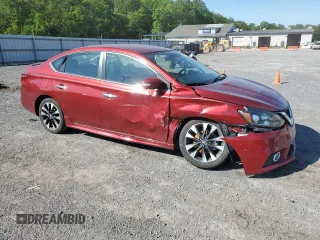 2019 Nissan Sentra SR with VIN 3N1AB7AP4KY253952, listed as a Copart auction lot 55971085 with 84,135 mi miles and Salvage Title. Bid and sale history available at DreamBid. Image 4.