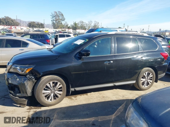 2017 Nissan Pathfinder SV with VIN 5N1DR2MN1HC630141, listed as a IAAI auction lot 41376712 with 75,133 mi miles and . Bid and sale history available at DreamBid. Image 14.