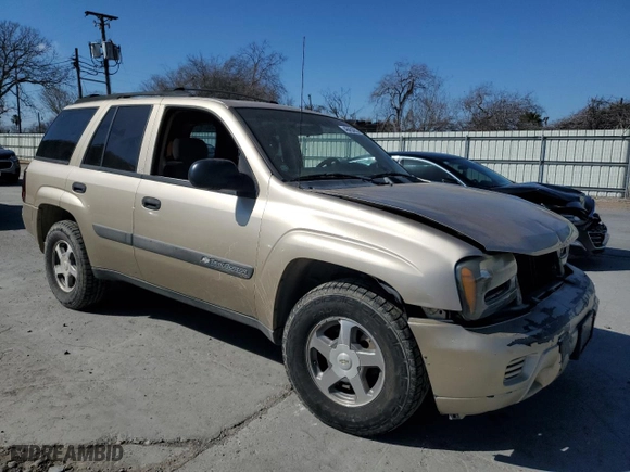 2004 Chevrolet TrailBlazer LT with VIN 1GNDS13S542191690, listed as a Copart auction lot 46453655 with 144,298 mi miles and Salvage Title. Bid and sale history available at carsss.com. Image 4.