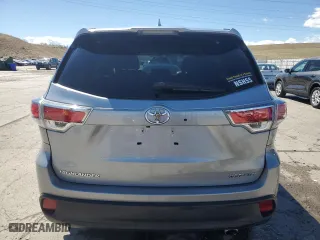 2014 Toyota Highlander XLE with VIN 5TDJKRFH8ES029640, listed as a Copart auction lot 50546655 with 87,376 mi miles and Salvage Title. Bid and sale history available at carsss.com. Image 6.