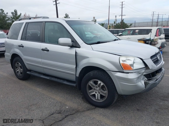 2004 Honda Pilot EX with VIN 2HKYF18644H596075, listed as a IAAI auction lot 41093500 with 92,952 mi miles. Bid and sale history available at carsss.com. Image 1.