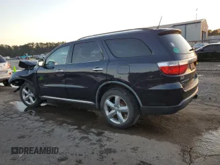 2012 Dodge Durango Citadel with VIN 1C4RDJEG7CC100137, listed as a Copart auction lot 45295485 with 175,816 mi miles and Salvage title. Bid and sale history available at DreamBid. Image 2.