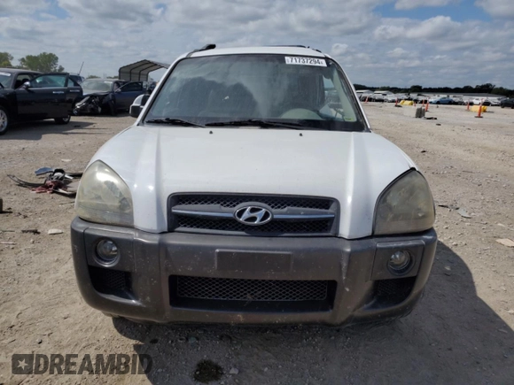 2005 Hyundai Tucson GLS with VIN KM8JN12D05U170995, listed as a Copart auction lot 71737294 with 181,098 mi miles and Salvage Title. Bid and sale history available at carsss.com. Image 5.