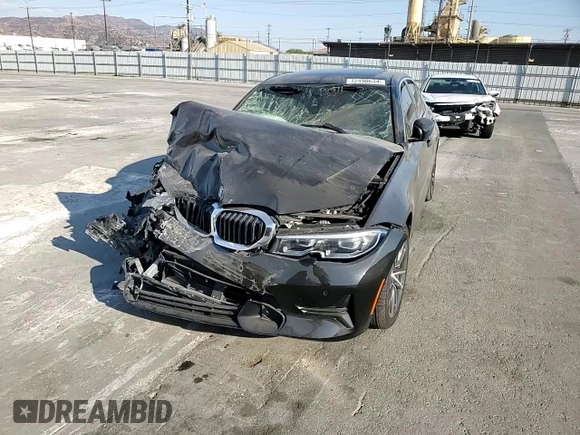 2022 BMW 3 Series 330i with VIN 3MW5R1J04N8C27833, listed as a Copart auction lot 72498634 with 0 mi miles and Salvage Title. Bid and sale history available at carsss.com. Image 11.