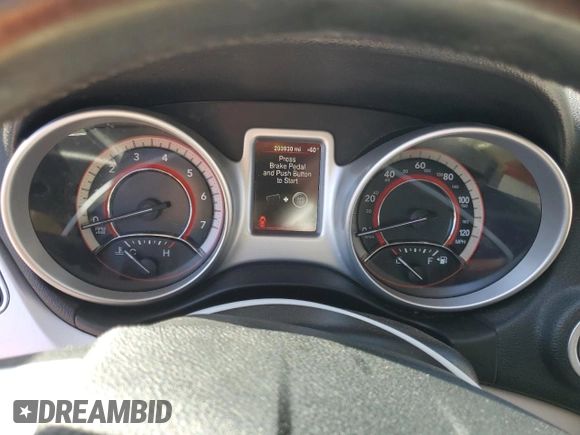 2014 Dodge Journey SE with VIN 3C4PDCAB1ET203414, listed as a Copart auction lot 46216735 with 203,930 mi miles and Salvage Title. Bid and sale history available at carsss.com. Image 9.