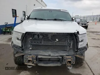 2015 Ford F-150 XLT with VIN 1FTEW1EG2FFB17259, listed as a Copart auction lot 46530595 with 217,074 mi miles and Salvage Title. Bid and sale history available at carsss.com. Image 5.
