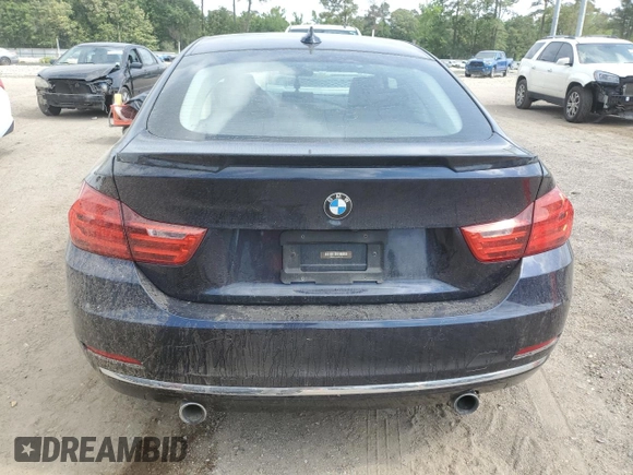 2015 BMW 4 Series 435i with VIN WBA4B1C50FG241420, listed as a Copart auction lot 54951415 with Not provided miles and Salvage title. Bid and sale history available at DreamBid. Image 6.