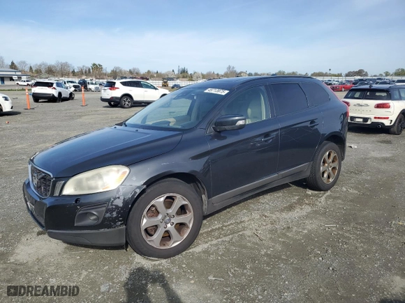 2010 Volvo XC60 3.2L with VIN YV4960DZXA2054245, listed as a Copart auction lot 49713975 with 0 mi miles and Salvage Title. Bid and sale history available at carsss.com. Image 1.
