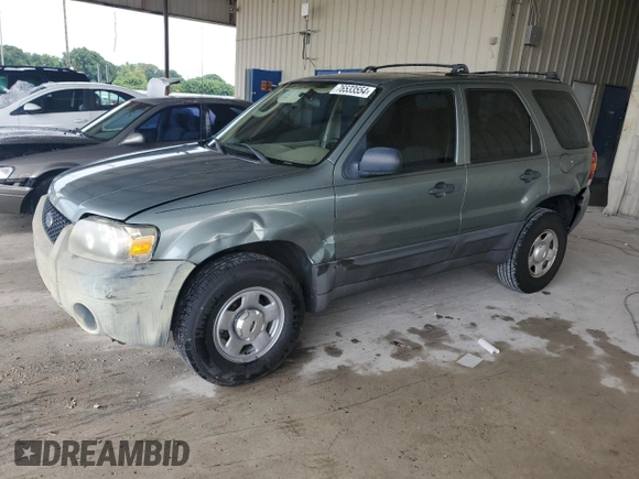 2007 Ford Escape XLS with VIN 1FMYU02Z37KB35521, listed as a Copart auction lot 76533554 with 142,762 mi miles and Salvage Title. Bid and sale history available at carsss.com. Image 1.