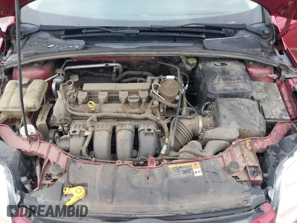2014 Ford Focus SE with VIN 1FADP3F22EL112110, listed as a IAAI auction lot 41582585 with 107,285 mi miles. Bid and sale history available at carsss.com. Image 10.