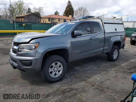 2018 Chevrolet Colorado 2WD Work Truck z VIN 1GCHSBEA5J1242370, wystawiony jako Copart lot #52625885 z przebiegiem 108 873 mil mil oraz Szkoda całkowita • Salvage title. Historia ofert i sprzedaży dostępna na DreamBid. Obrazek 1.