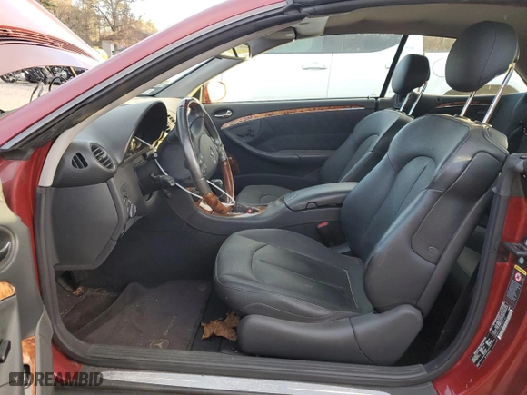 2004 Mercedes-Benz CLK-Class Cabriolet 3.2L with VIN WDBTK65G04T032160, listed as a Copart auction lot 80343424 with 104,002 mi miles and Clean Title. Bid and sale history available at carsss.com. Image 7.