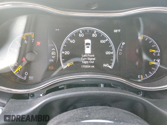 2020 Jeep Grand Cherokee Trailhawk with VIN 1C4RJFLT9LC430514, listed as a Copart auction lot 85311924 with 170,554 mi miles and Salvage title. Bid and sale history available at DreamBid. Image 9.