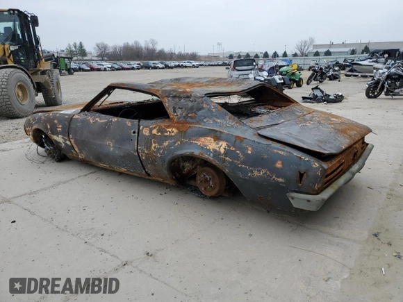 1968 Pontiac Firebird с VIN 22378U175785, выставлен на аукционе Copart как лот 80326554 с пробегом Не указан миль и На запчасти • Non repairable. История ставок и продаж доступна на DreamBid. Изображение 2.