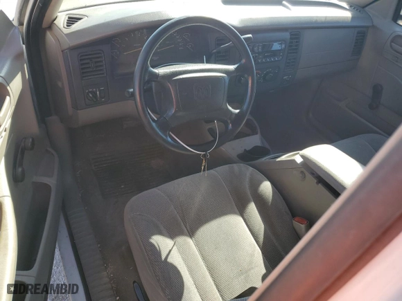 2001 Dodge Dakota with VIN 1B7GL22X41S130350, listed as a Copart auction lot 85788344 with 235,825 mi miles and Salvage Title. Bid and sale history available at carsss.com. Image 8.