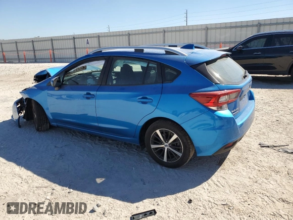 2022 Subaru Impreza Premium с VIN 4S3GTAV6XN3715527, выставлен на аукционе Copart как лот 49606845 с пробегом Не указан миль и На запчасти • Non repairable. История ставок и продаж доступна на DreamBid. Изображение 2.