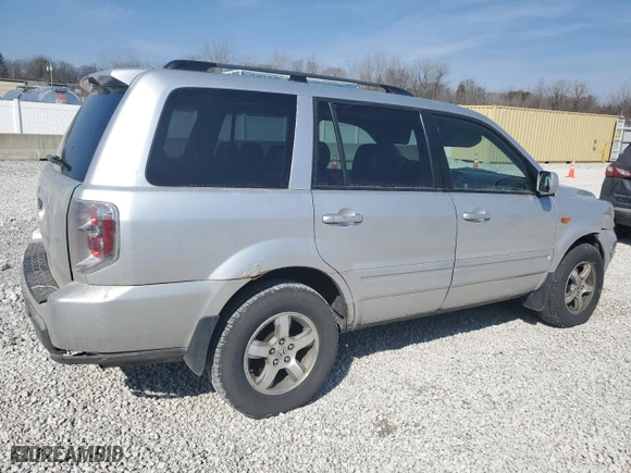 2007 Honda Pilot EX-L with VIN 5FNYF28557B000925, listed as a Copart auction lot 49229935 with 264,099 mi miles and Salvage Title. Bid and sale history available at carsss.com. Image 3.