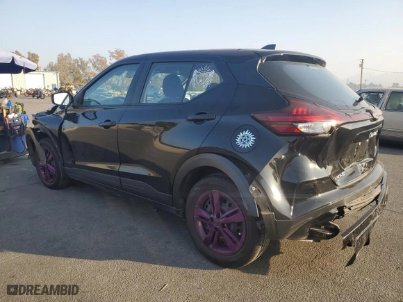 2022 Nissan Kicks S with VIN 3N1CP5BV7NL504234, listed as a Copart auction lot 83473484 with 54,803 mi miles and Salvage Title. Bid and sale history available at carsss.com. Image 2.