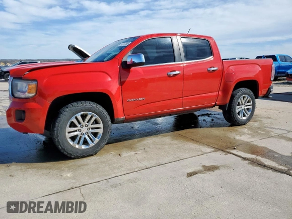 2016 GMC Canyon 2WD SLT with VIN 1GTG5DE33G1362046, listed as a Copart auction lot 45237555 with 160,864 mi miles and Salvage Title. Bid and sale history available at carsss.com. Image 1.