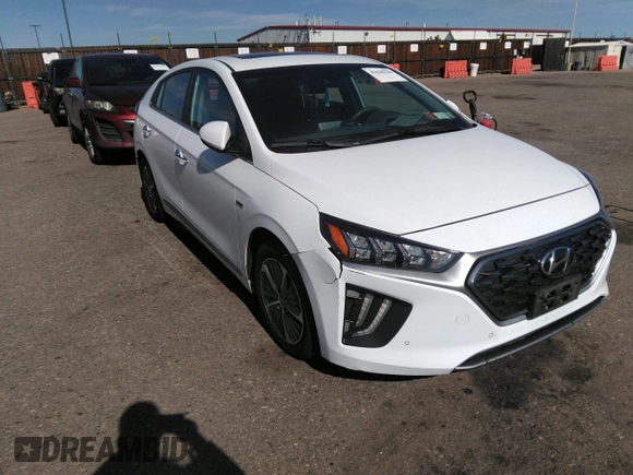 2020 Hyundai Ioniq Limited with VIN KMHCX5LD3LU241239, listed as a IAAI auction lot 41628238 with 30,662 mi miles and . Bid and sale history available at DreamBid. Image 1.