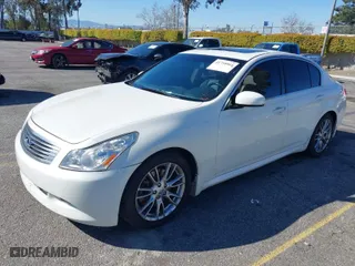 2007 Infiniti G35 Sedan Sport with VIN JNKBV61E27M721381, listed as a IAAI auction lot 41758964 with 143,049 mi miles. Bid and sale history available at carsss.com. Image 2.