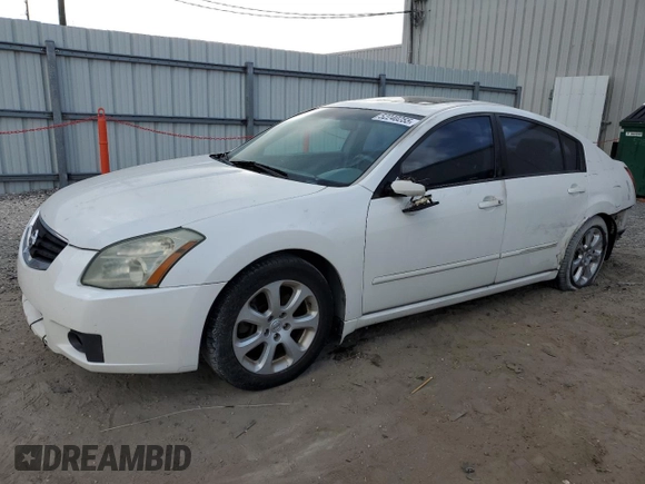 2007 Nissan Maxima 3.5 SL with VIN 1N4BA41E67C865254, listed as a Copart auction lot 52240255 with 138,611 mi miles and Salvage Title. Bid and sale history available at carsss.com. Image 1.