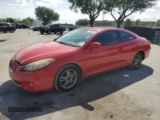 2005 Toyota Solara SE z VIN 4T1CE38P25U957680, wystawiony jako Copart lot #52308745 z przebiegiem 132 023 mil mil oraz Szkoda całkowita • Salvage title. Historia ofert i sprzedaży dostępna na DreamBid. Obrazek 1.
