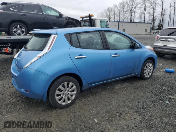 2014 Nissan LEAF SV z VIN 1N4AZ0CPXEC333675, wystawiony jako Copart lot #47853455 z przebiegiem 73 045 mil mil oraz Szkoda całkowita • Salvage title. Historia ofert i sprzedaży dostępna na DreamBid. Obrazek 3.